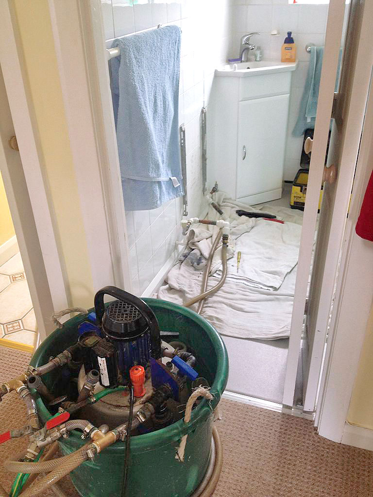 Plumbing System Flush by Palace Heating